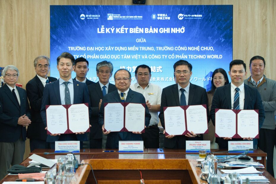 ky ket hop tac mou tam viet education mou muce chuo techno world